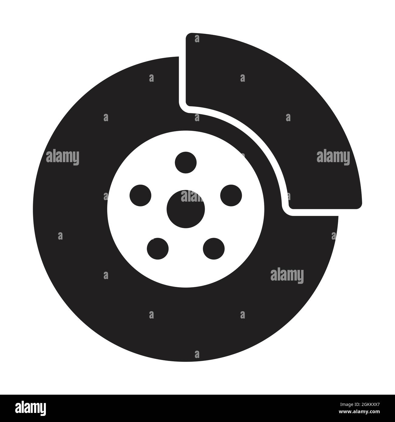 Car brake icon vector auto service, repair concept for graphic design
