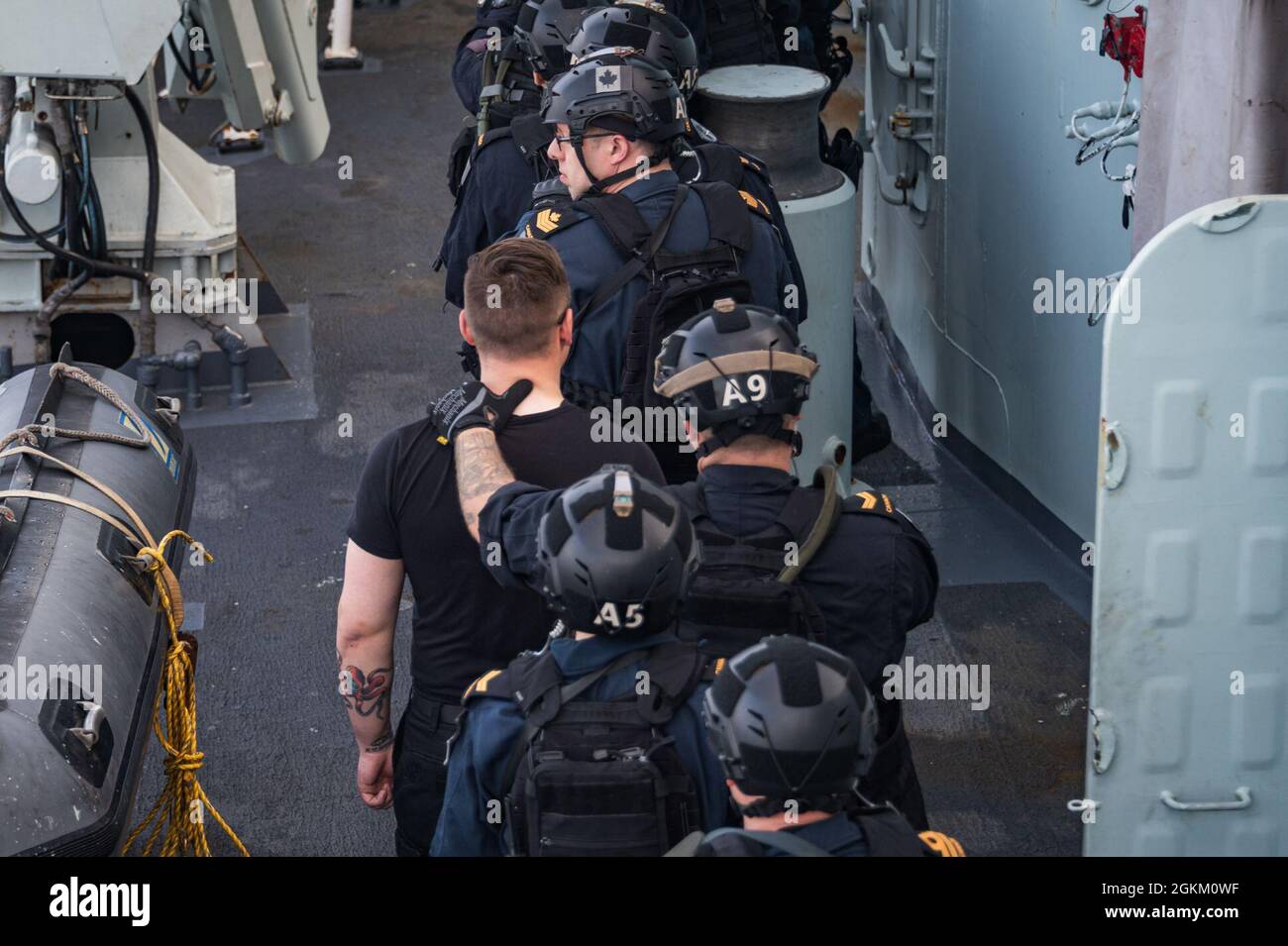 The Naval Boarding Party Stock Photo Alamy