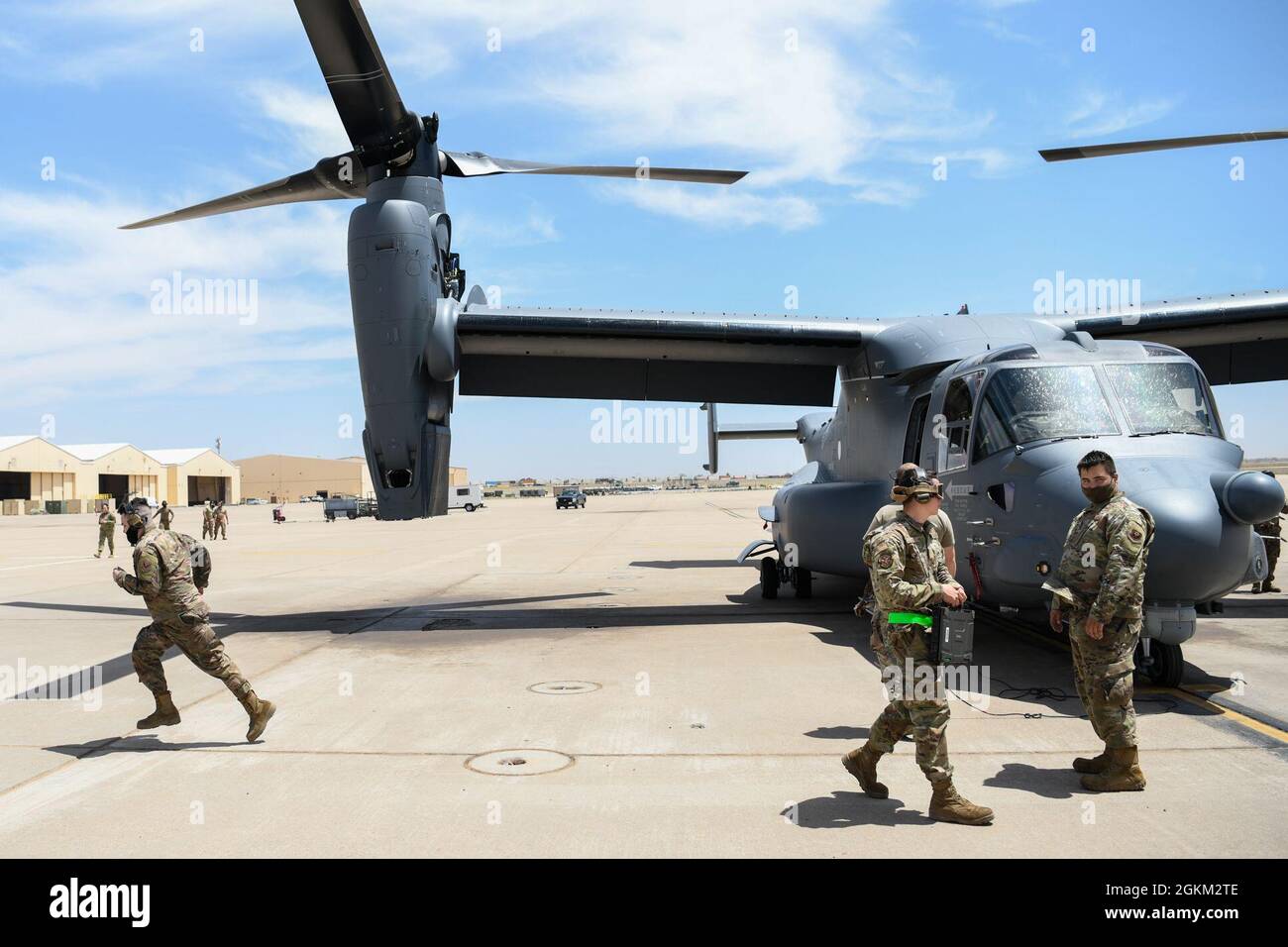 The 727th Special Operations Aircraft Maintenance Squadron’s 20th Air Maintenance Unit roll out