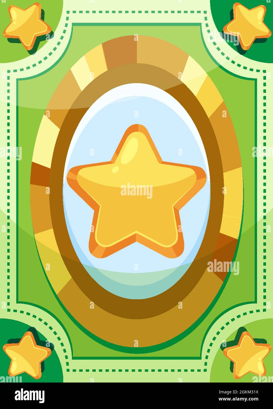 BIg star game card template illustration Stock Vector Image &amp; Art - Alamy