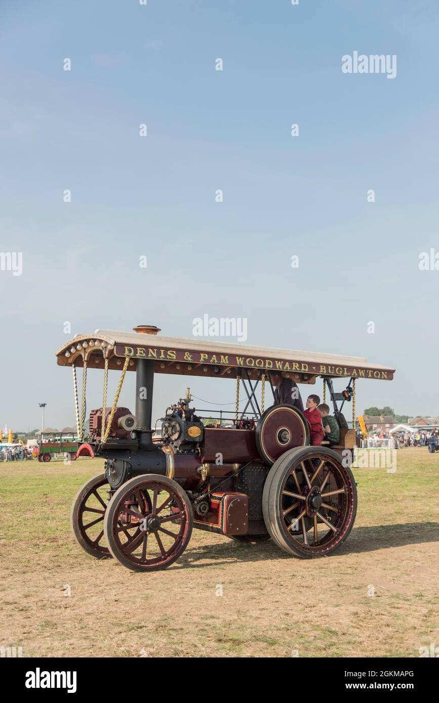 Steam traction rally Cheshire England UK Stock Photo Alamy
