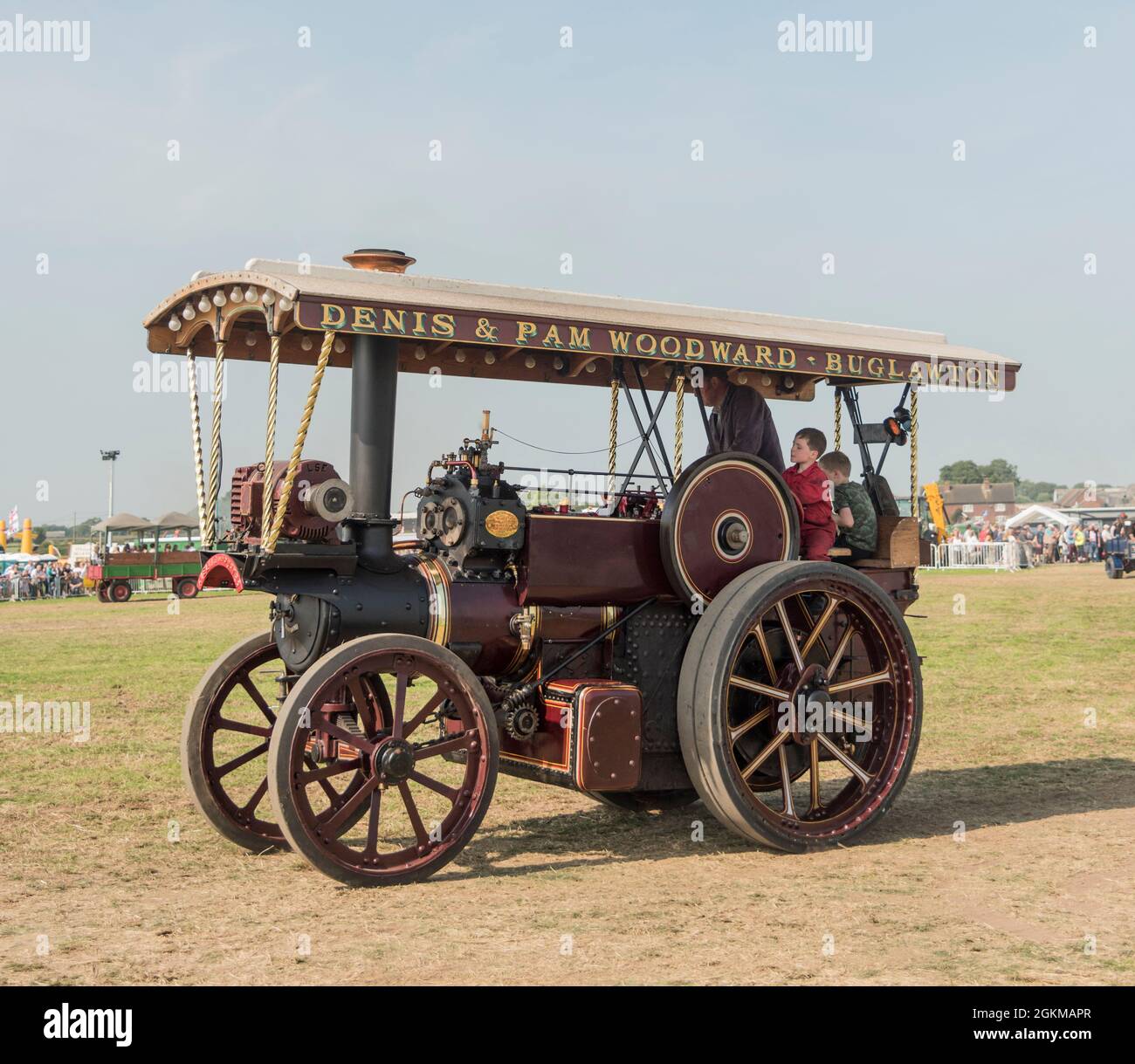 Steam traction rally Cheshire England UK Stock Photo Alamy