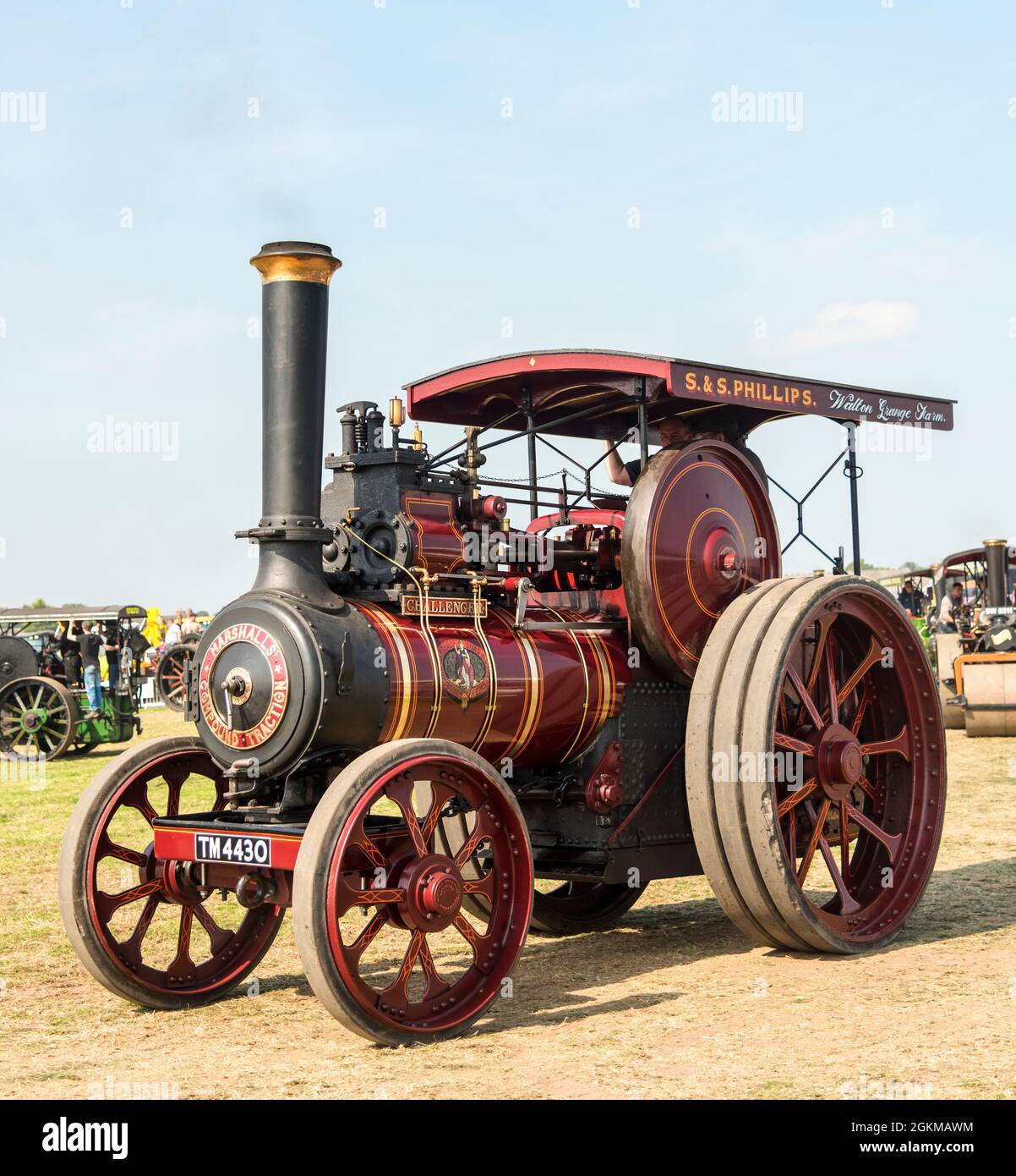 Steam traction rally Cheshire England UK Stock Photo Alamy