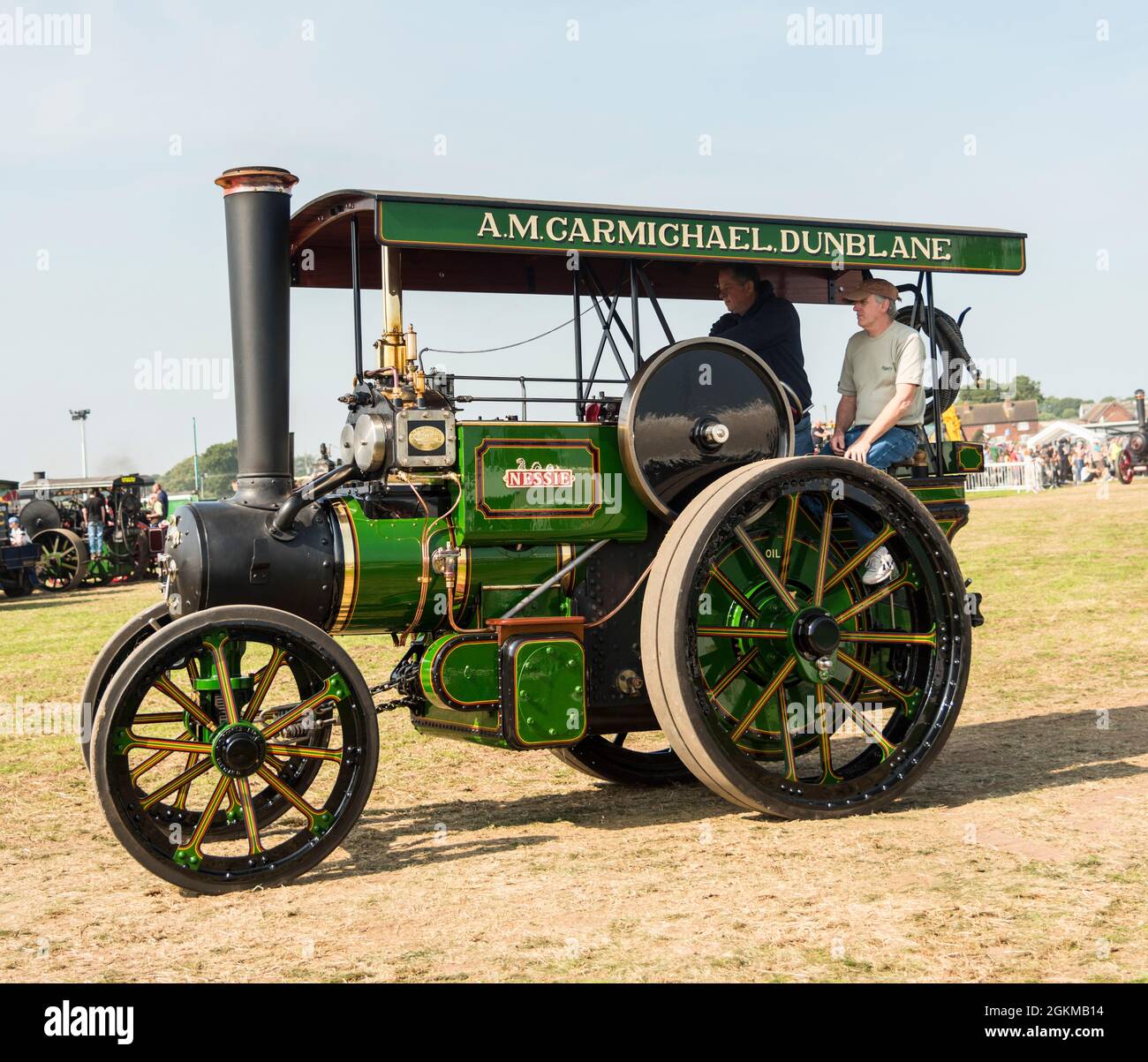 Steam traction rally Cheshire England UK Stock Photo Alamy