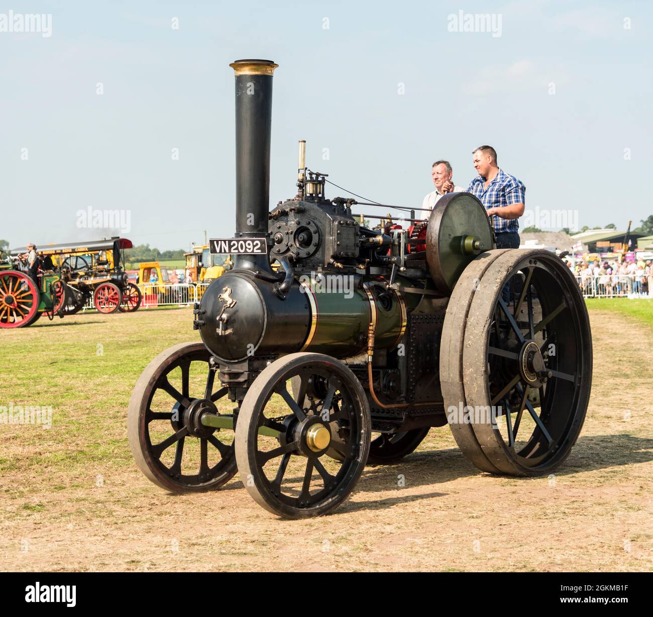 Steam traction rally Cheshire England UK Stock Photo Alamy