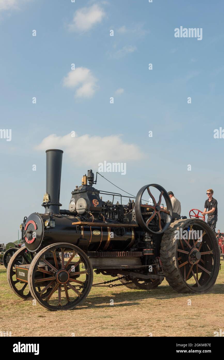 Steam traction rally Cheshire England UK Stock Photo Alamy