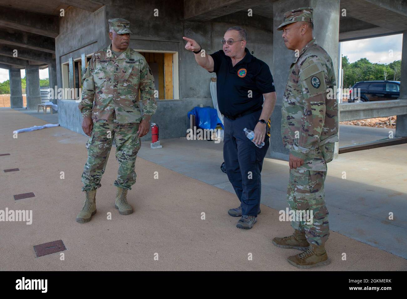 Dave Bednarcik, the Marine Corps Base (MCB) Camp Blaz Range Management ...