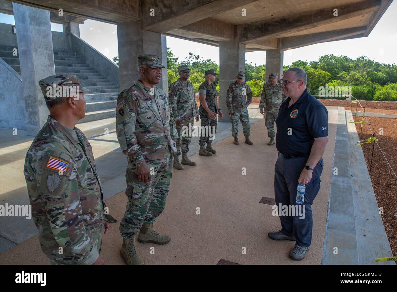 Dave Bednarcik, the Marine Corps Base (MCB) Camp Blaz Range Management ...