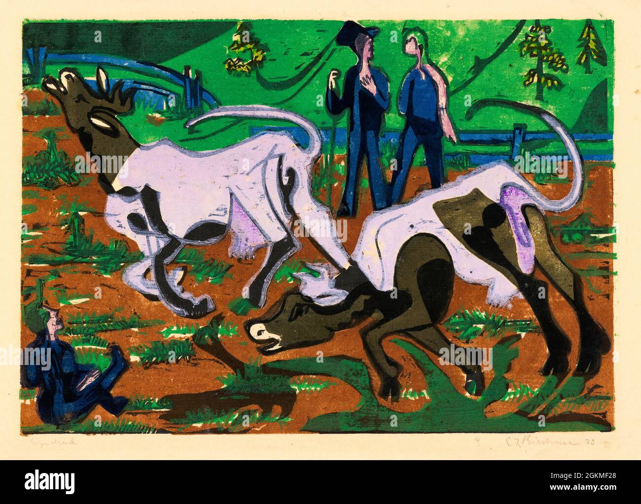 Woodcut by ernst ludwig kirchner hi-res stock photography and images ...