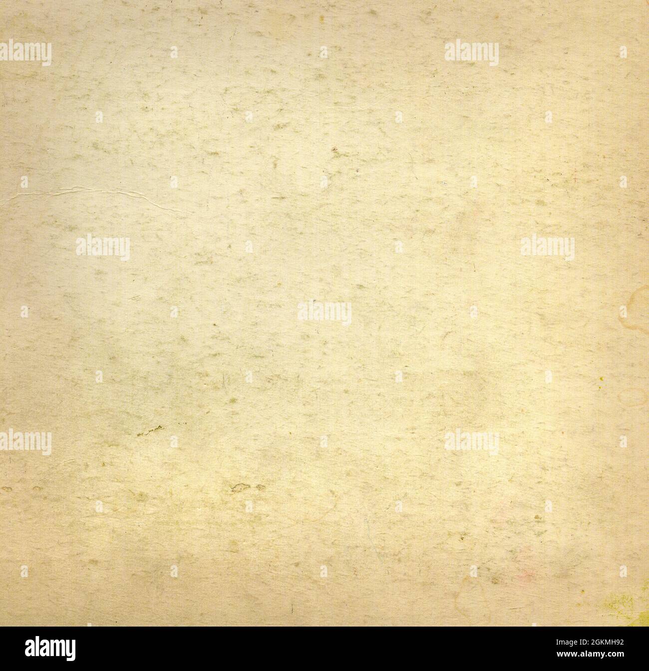 Beige old blank canvas paper texture background. Closeup Stock Photo