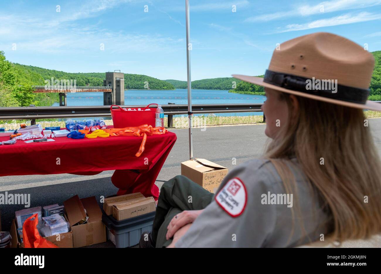 MiKayla Newman, a river ranger for the U.S. Army Corps of Engineers