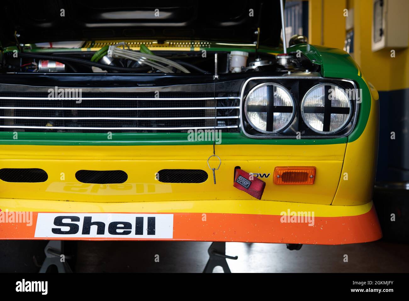Italy, september 12 2021. Vallelunga classic. 70s cars vintage touring ...