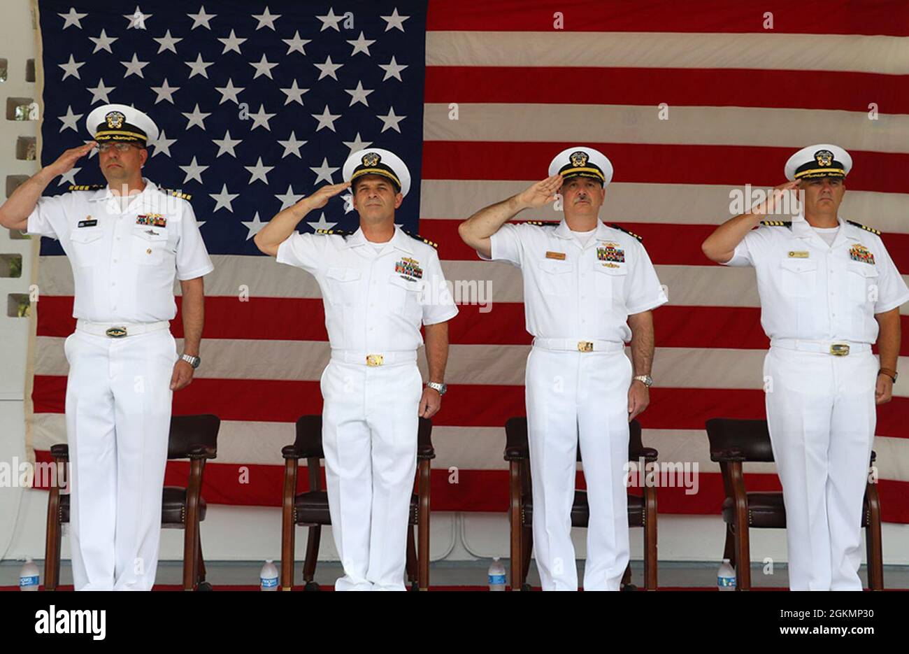 Naval Undersea Warfare Center Division Newport Commanding Officer Capt Chad Hennings From Left 5578