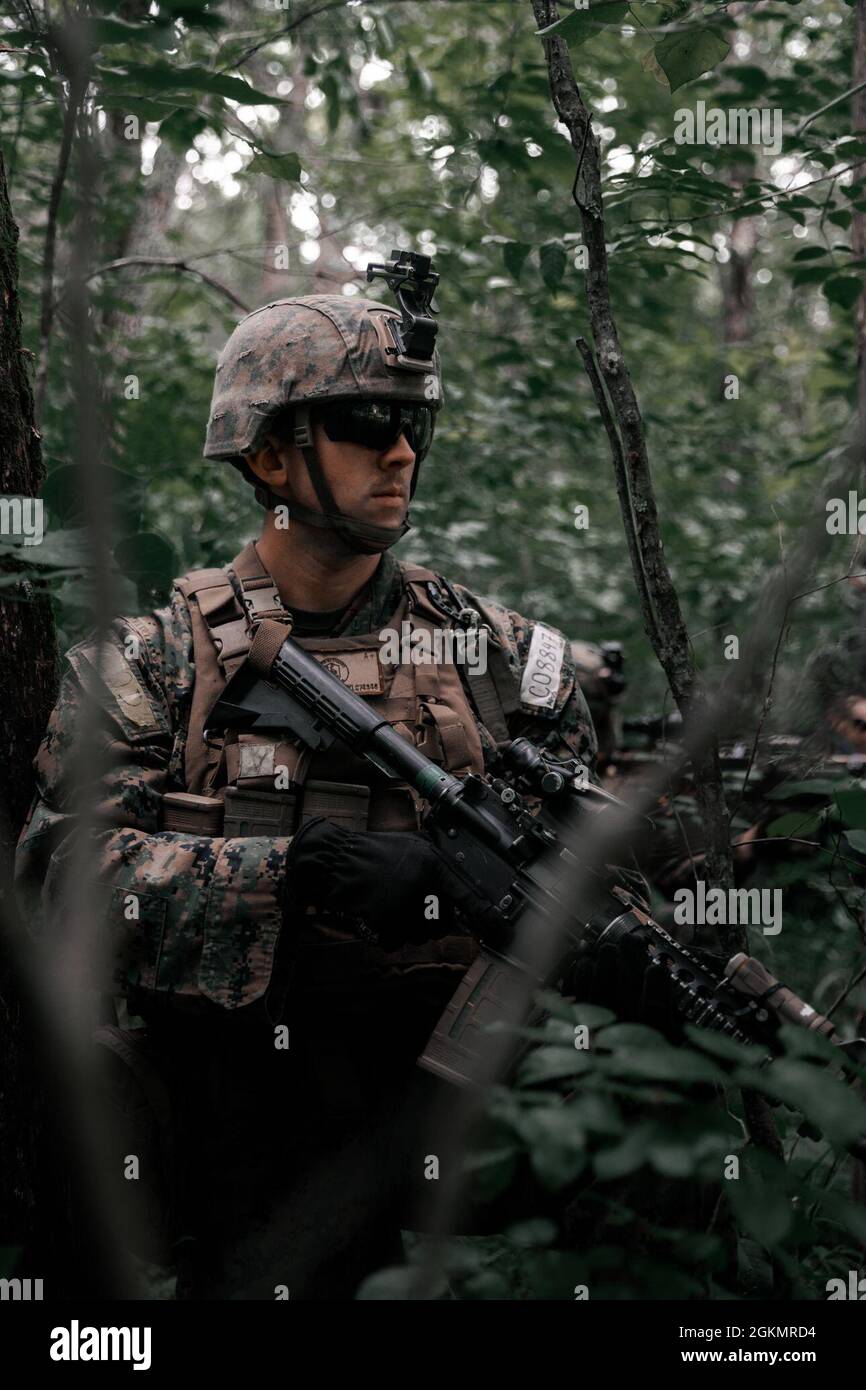 U.S. Marine Corps Lance Cpl. Logan Collins, a Richmond, Va. native and