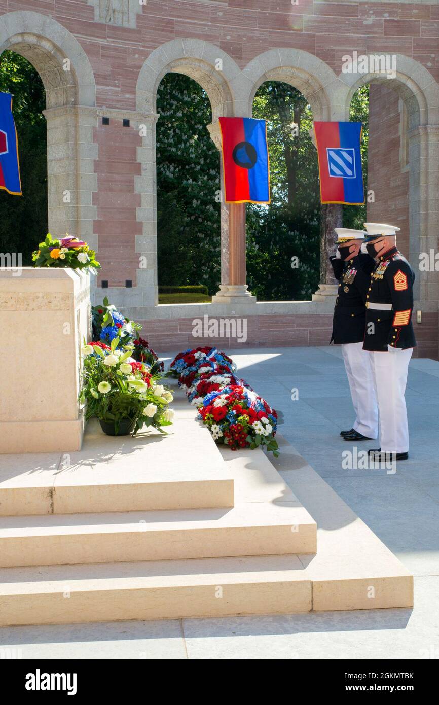 Maj. Gen. Tracy W. King, Marine Forces Europe And Africa Commander, And ...