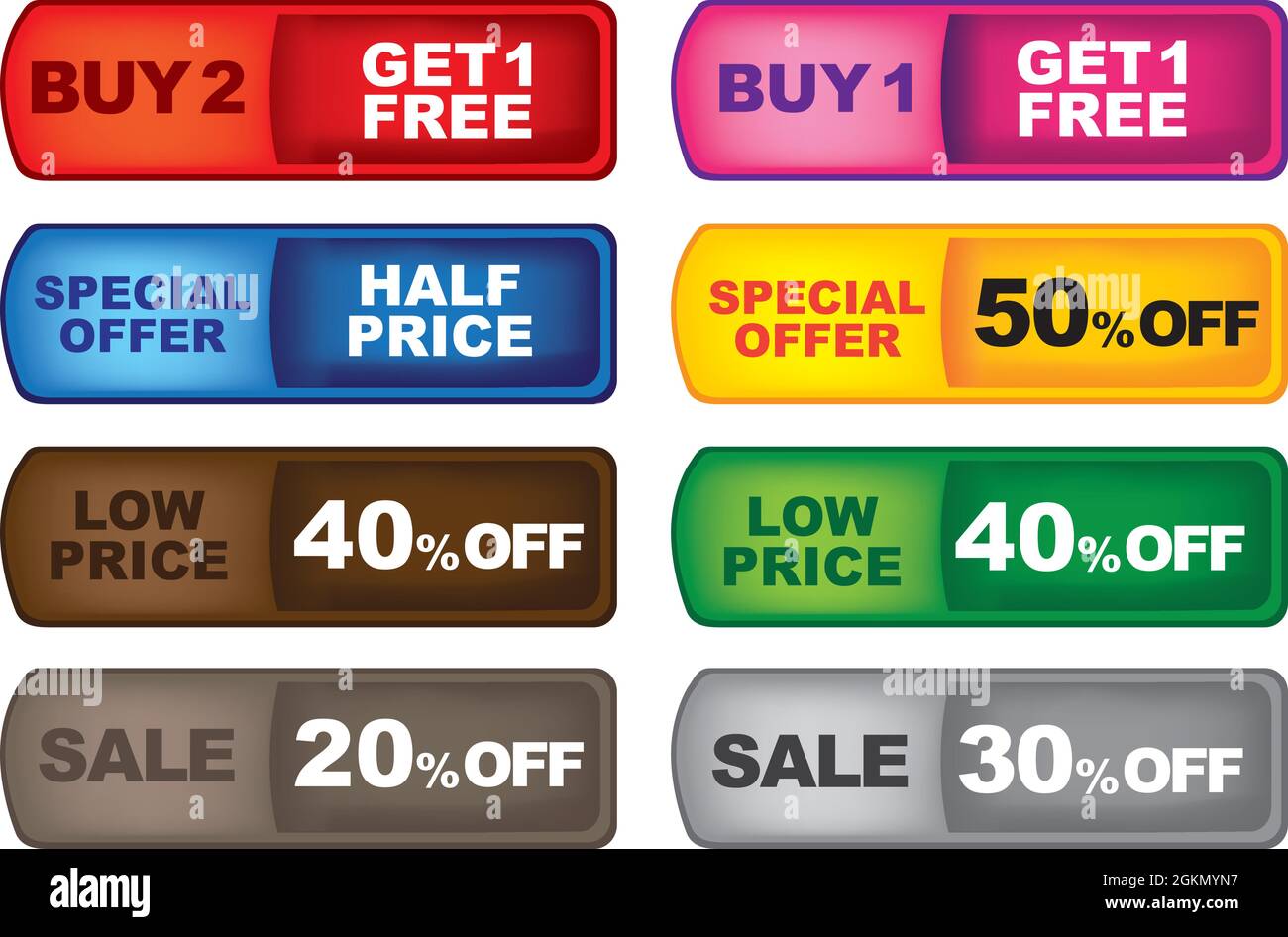 Offer Labels Vector set of special offer labels and banners Stock Vector Image & Art ...
