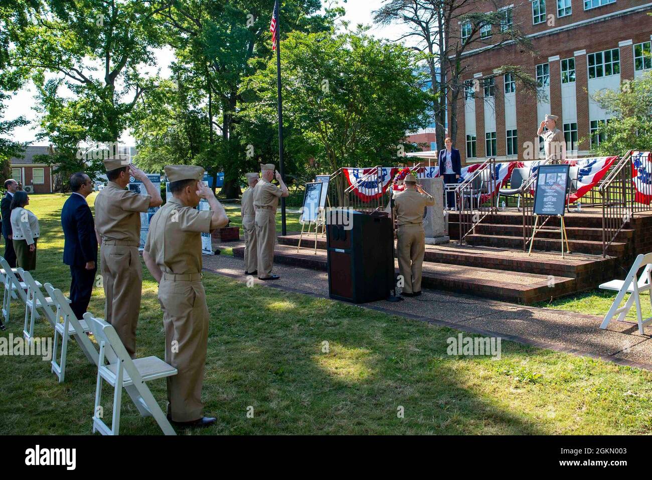 NORFOLK (June 1, 2021) Sailors from U.S. Fleet Forces Command Stock