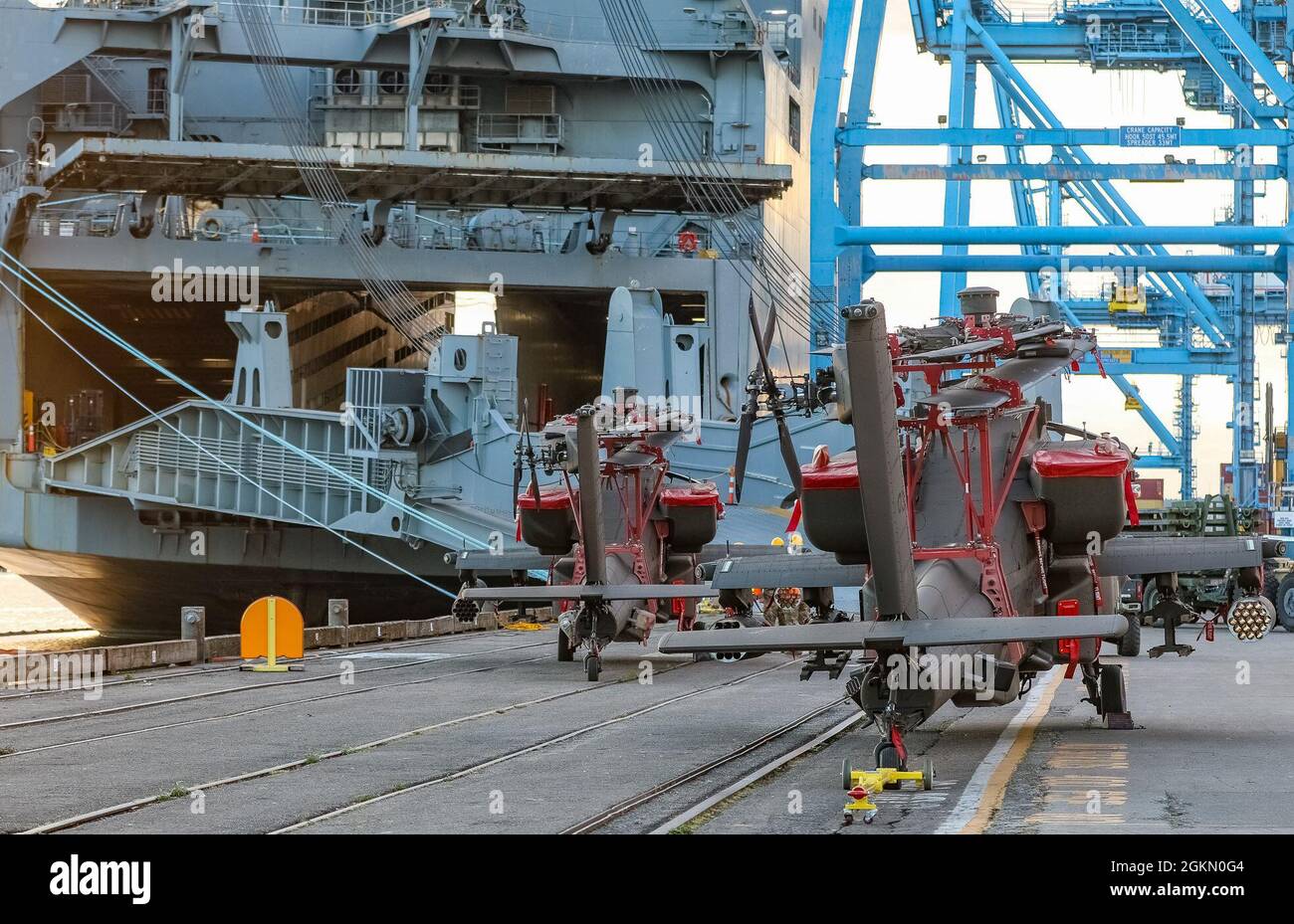 AH64 attack helicopters assigned to 16th Combat Aviation Brigade