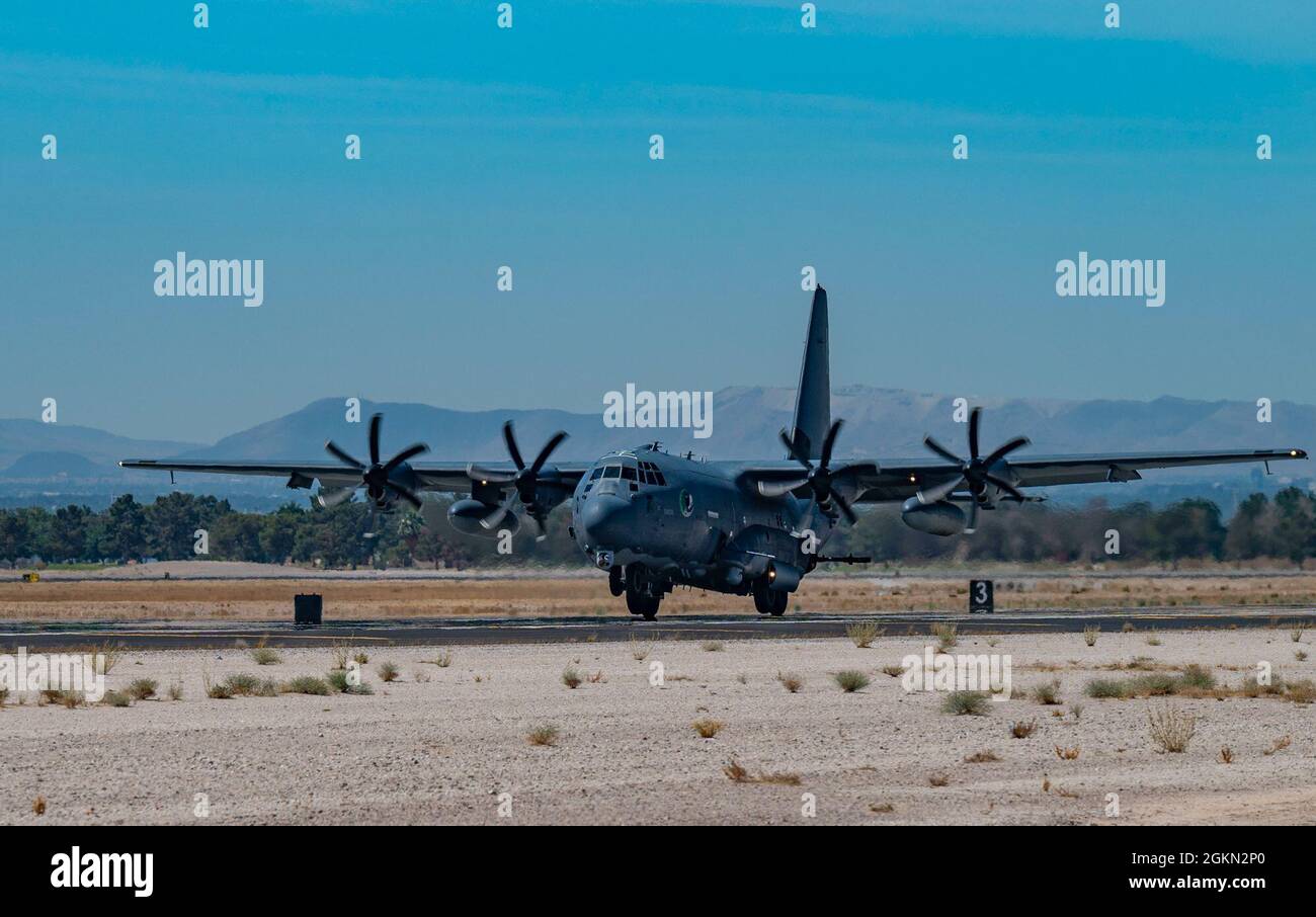 An AC130J gunship assigned to the 14th Weapons Squadron at Hurlburt Field Air Force Base
