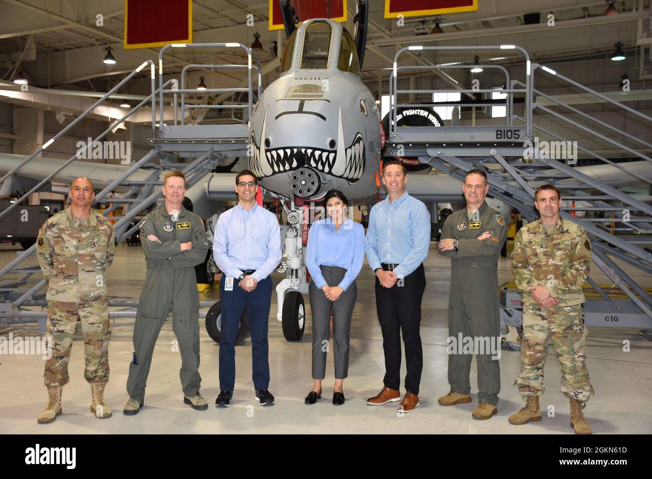 Leadership from the 442d Fighter Wing and staff members from Sen. Josh ...