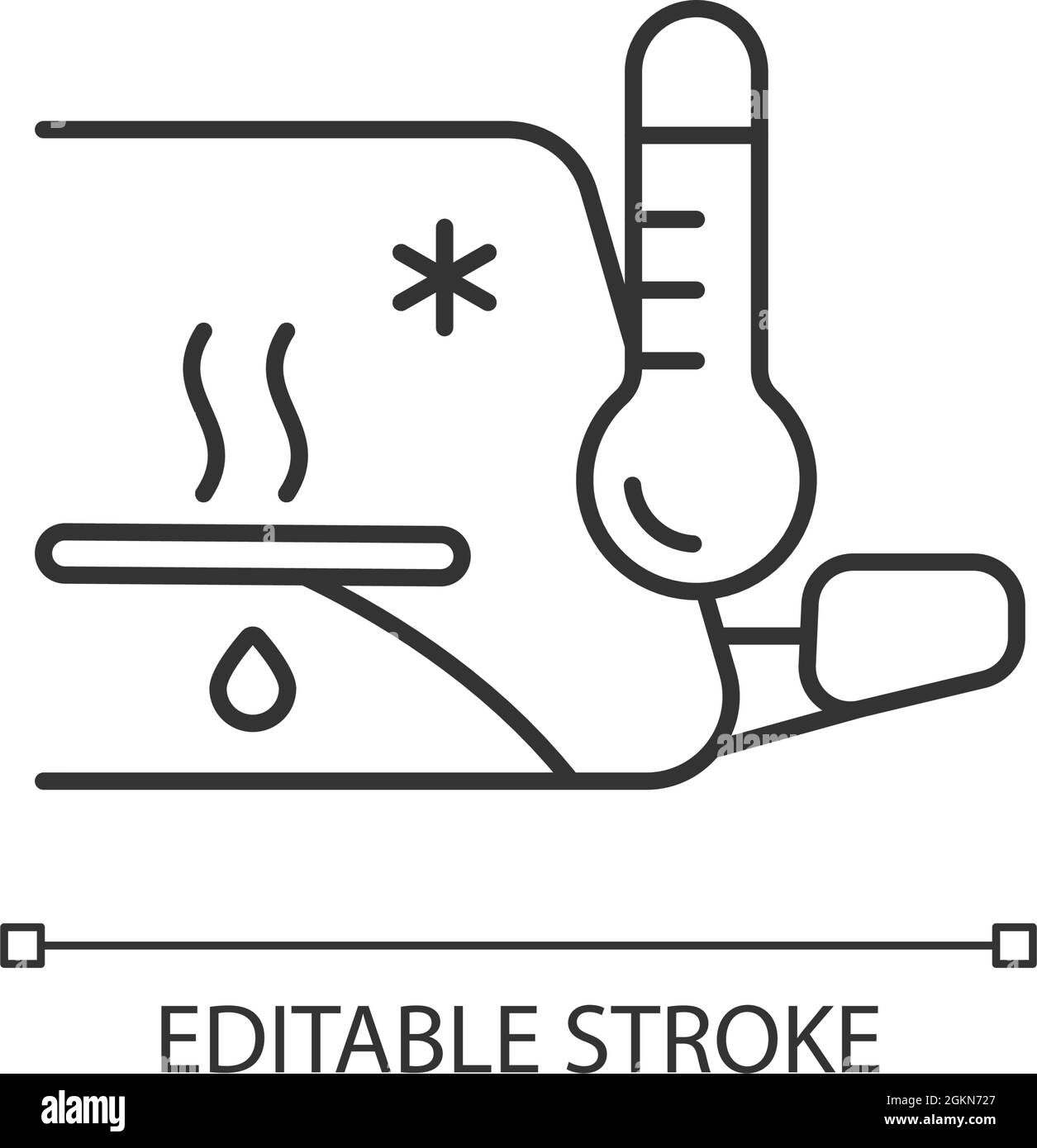 Heated windshield Stock Vector Images Alamy