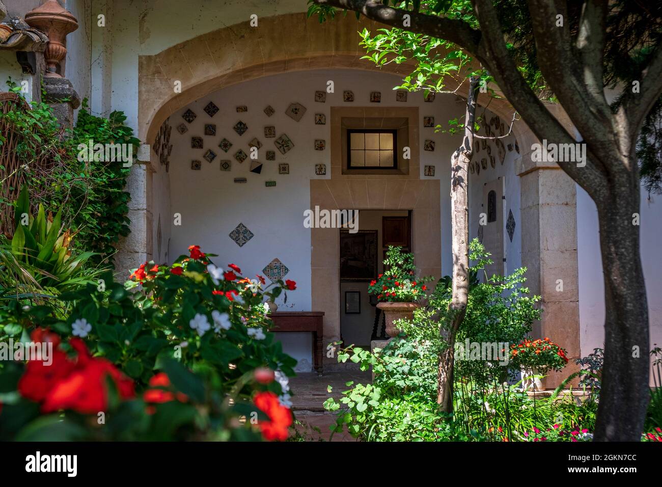 Exterior of Frederic Chopin's cell, Cartuja de Valldemossa, Mallorca ...