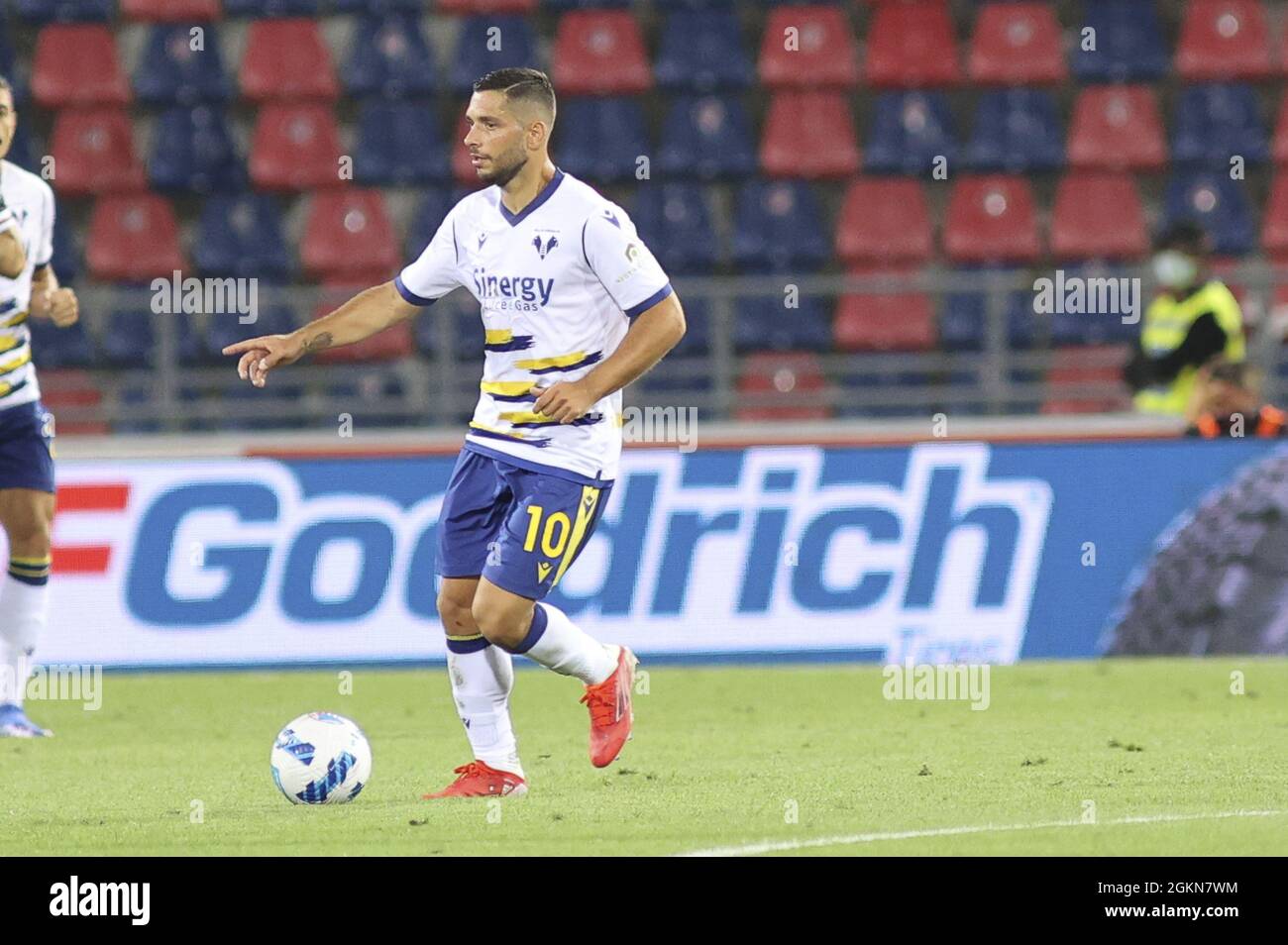 Bologna, Italy. 13th Sep, 2021. Gianluca Caprari -Bologna during Bologna FC vs Hellas Verona FC, Italian football Serie A match in Bologna, Italy, September 13 2021 Credit: Independent Photo Agency/Alamy Live News Stock Photo