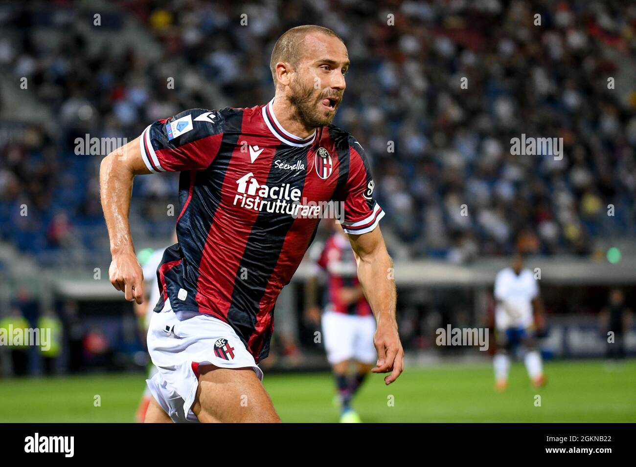 Bologna, Italy. 13th Sep, 2021. Lorenzo De Silvestri (Bologna) portrait during Bologna FC vs Hellas Verona FC, Italian football Serie A match in Bologna, Italy, September 13 2021 Credit: Independent Photo Agency/Alamy Live News Stock Photo