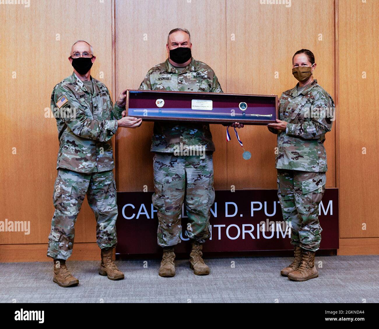 Army Col. Michael Wirt, Brooke Army Medical Center commander, and Air ...