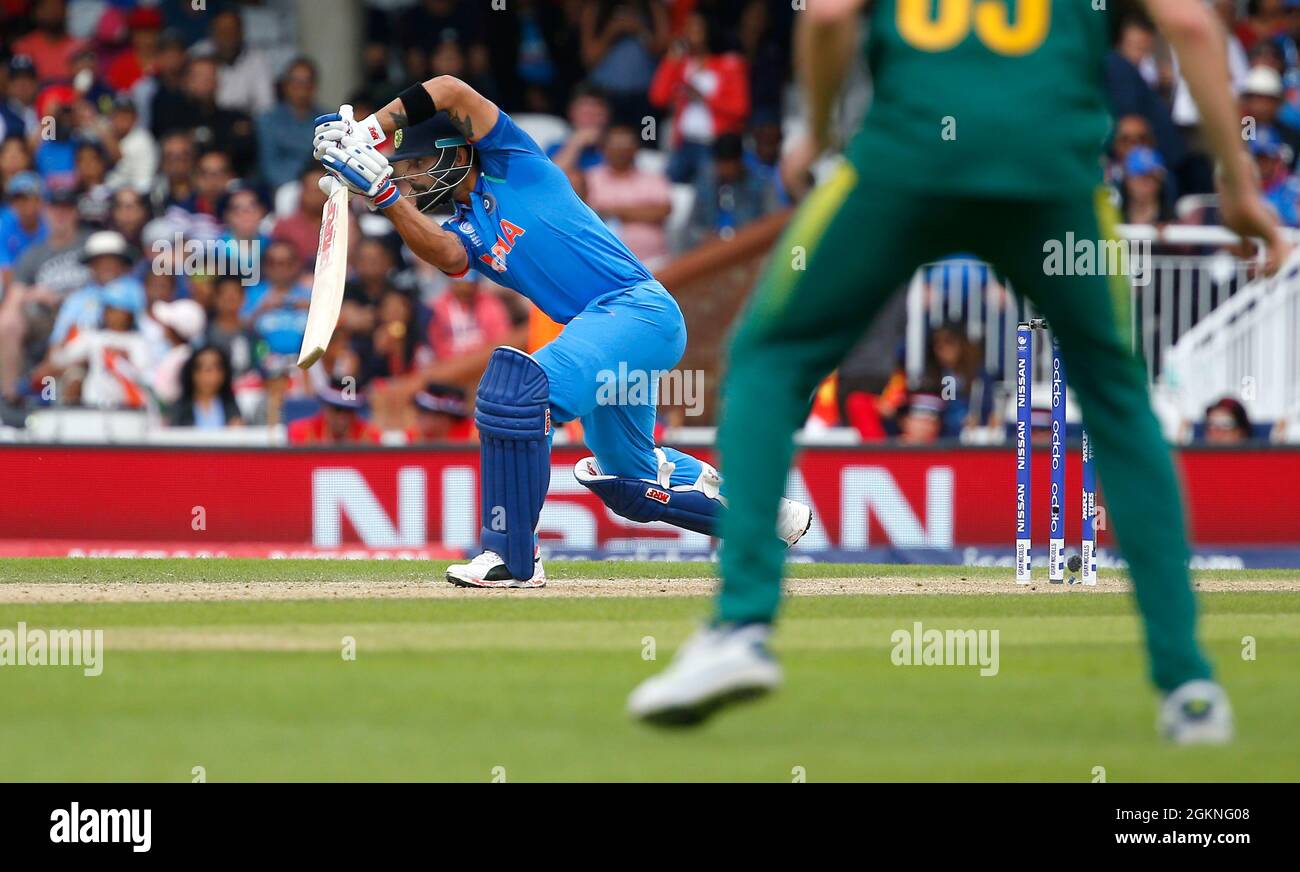 Virat Kohli of India batting during the ICC Champions Trophy 2017 match