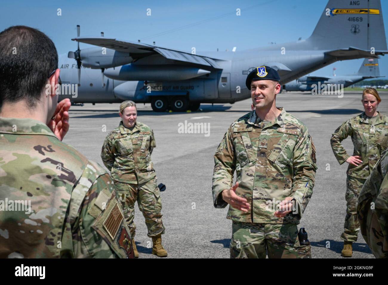 Tech. Sgt. Dedrick Baublitz, 103rd Security Forces Squadron instructor