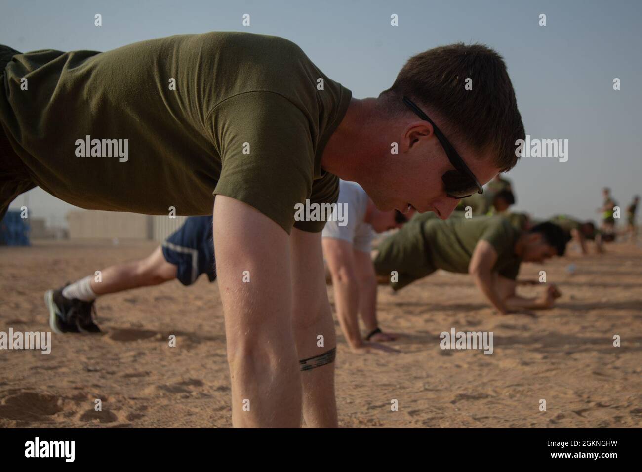 A U.S. Marine, assigned to Special Purpose Marine Air-Ground Task Force ...