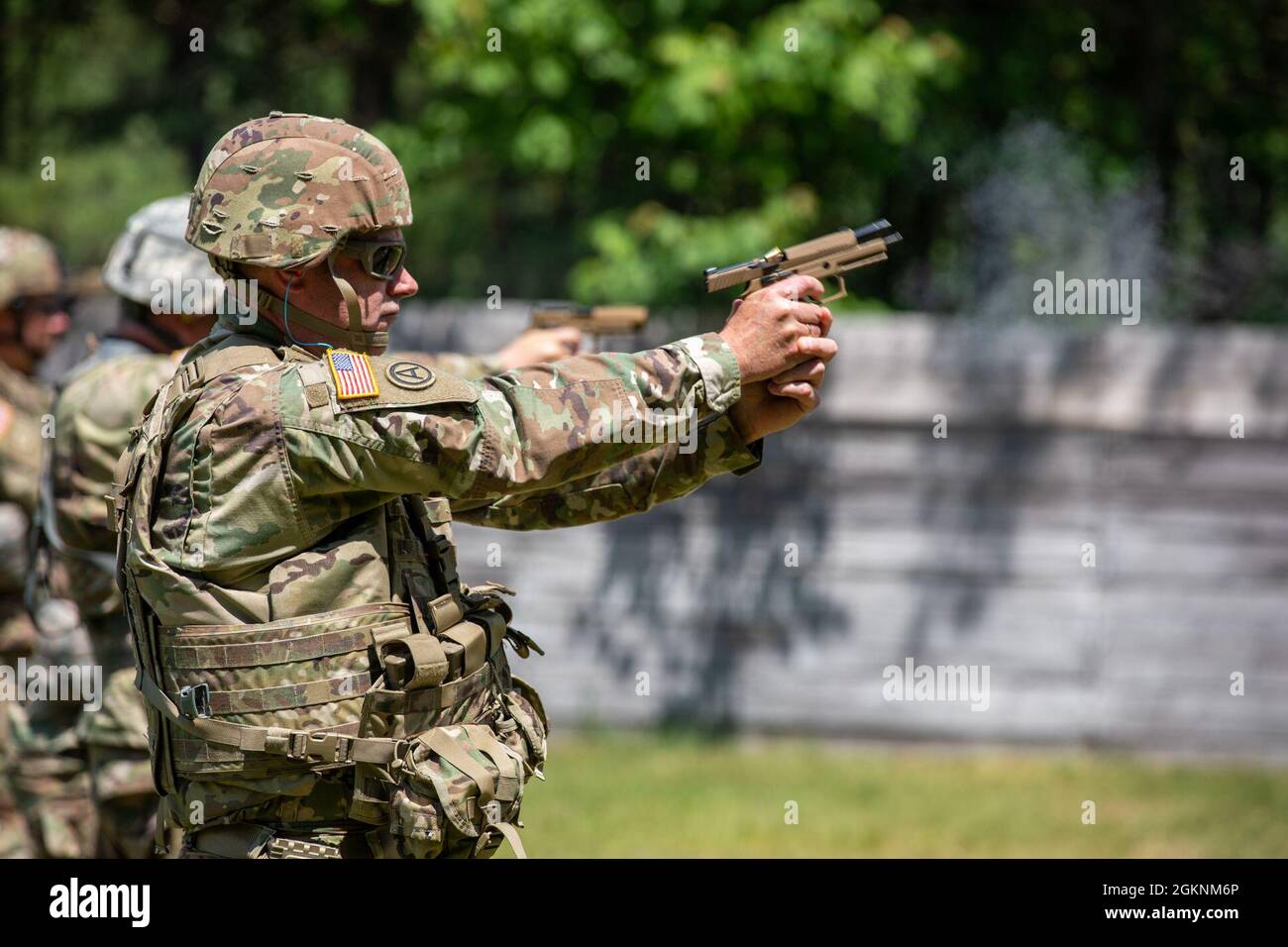 U.S. Army Soldiers assigned to Joint Force Headquarters, Vermont Army