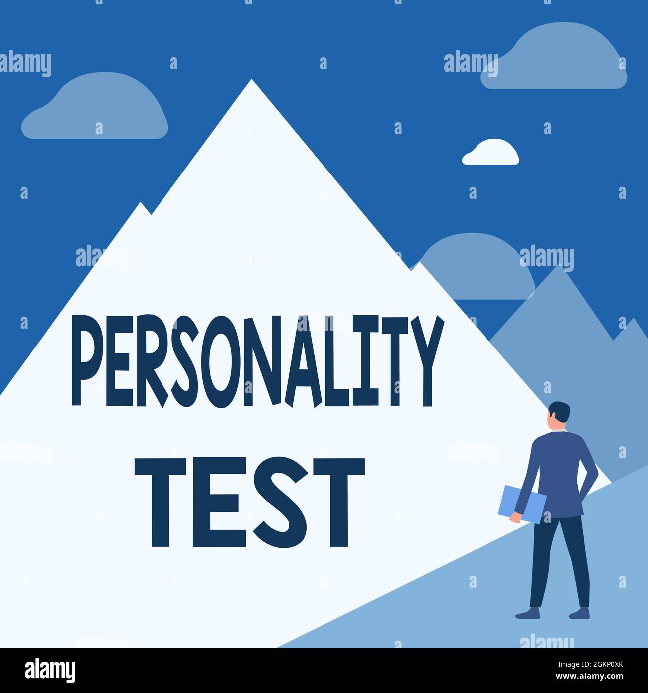 Text showing inspiration Personality Test. Business idea A method of