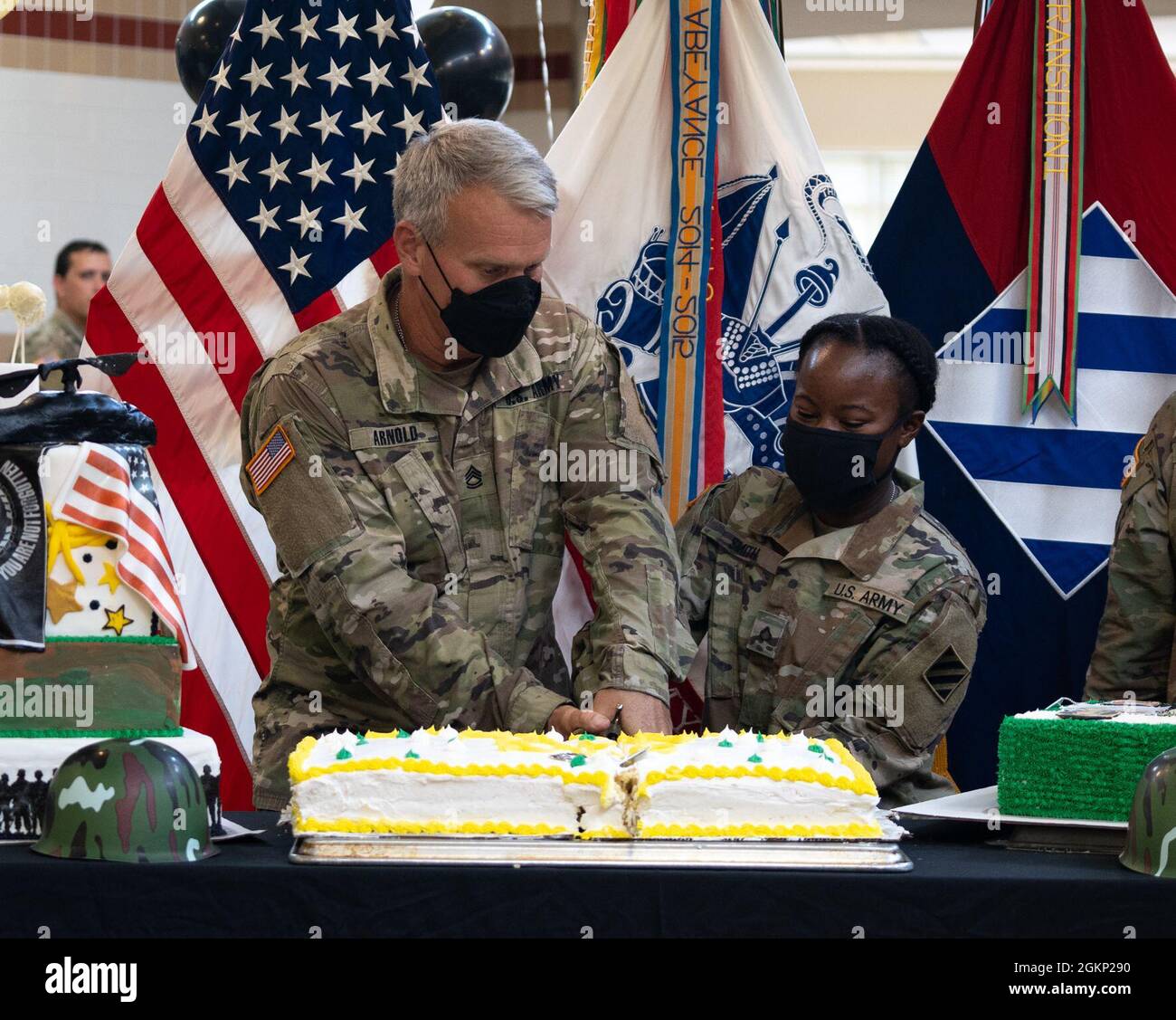 The the youngest and oldest Soldiers assigned to 3rd Infantry Division