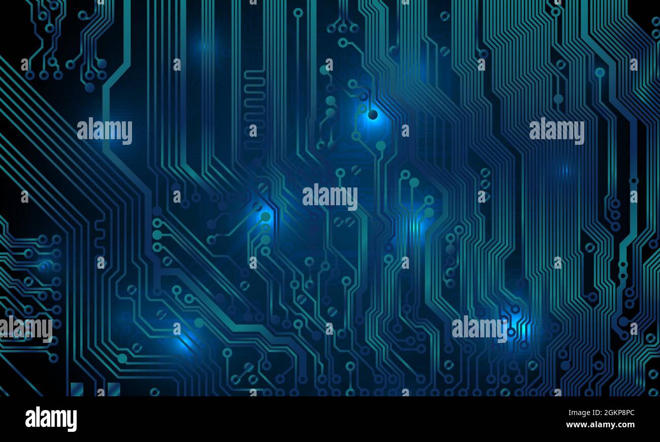 Circuit board background. Technological concept design, light background,  space for text, copy space. Electronic computer technology, digital chip,  an Stock Vector Image & Art - Alamy