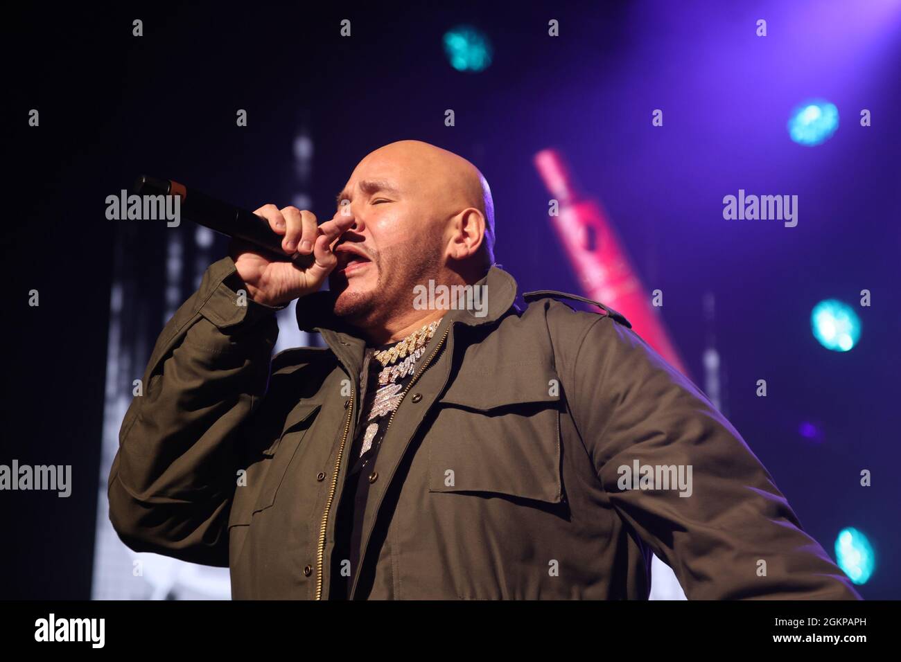 New York, NY, USA. 14th Sep, 2021. Fat Joe pictured at Fat Joe And Ja Rule Verzuz Battle at The Hulu Theater at Madison Square Garden in New York City on September 14, 2021. Credit: Walik Goshorn/Media Punch/Alamy Live News Stock Photo