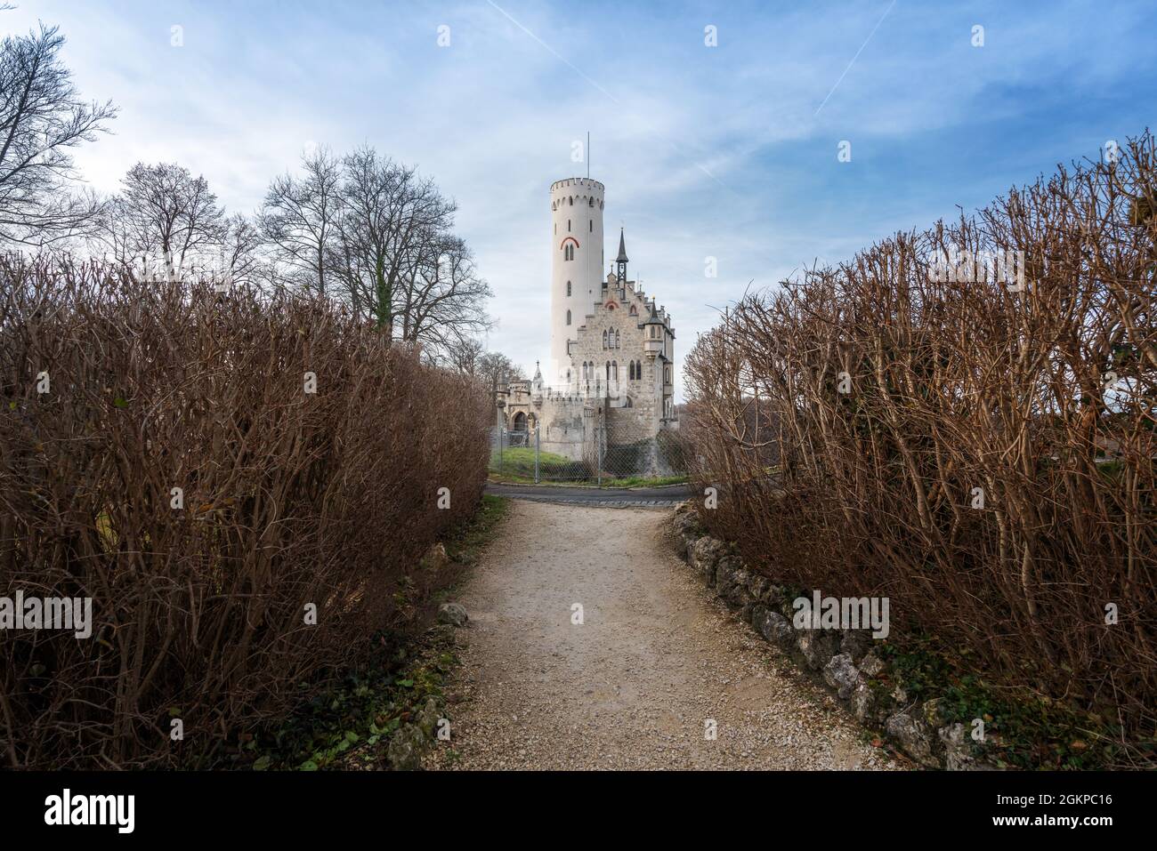 Lichtenstein Castle - Baden-Wurttemberg, Germany Stock Photo