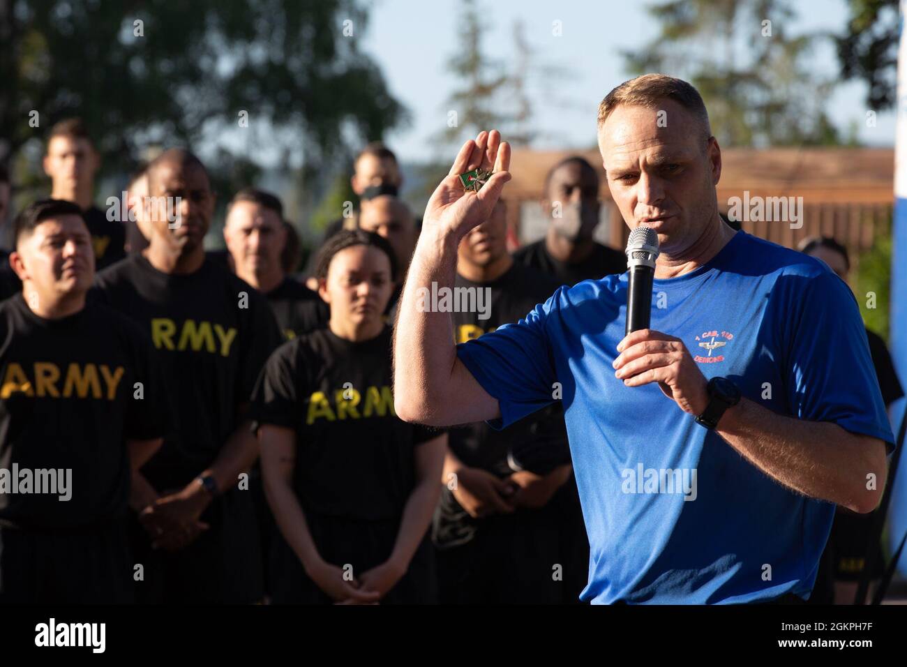 U.S. Army Col. Bryan Chivers, 1st Combat Aviation Brigade commander ...
