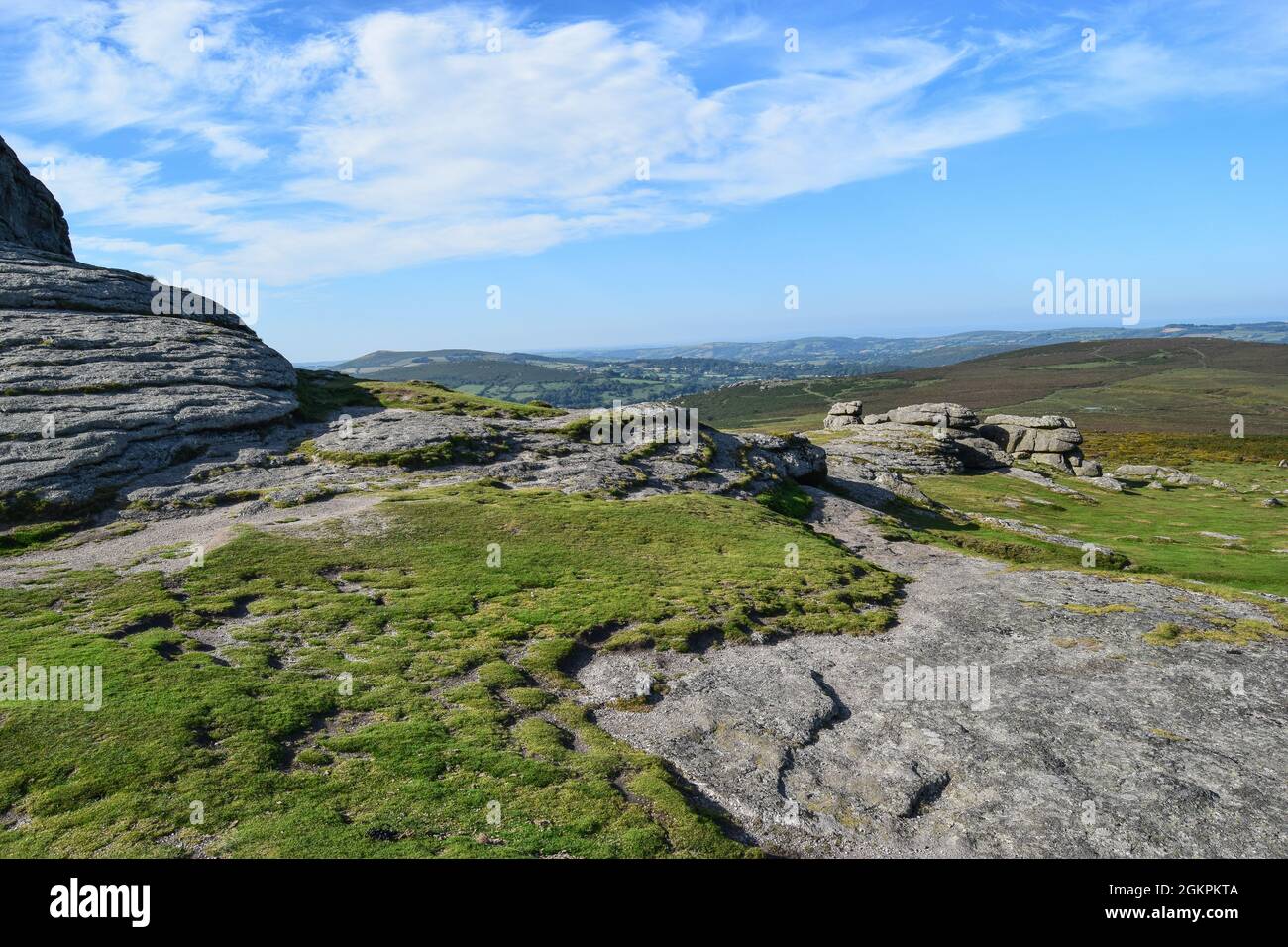 Haytor Rocks, Haytor 070921 Stock Photo - Alamy