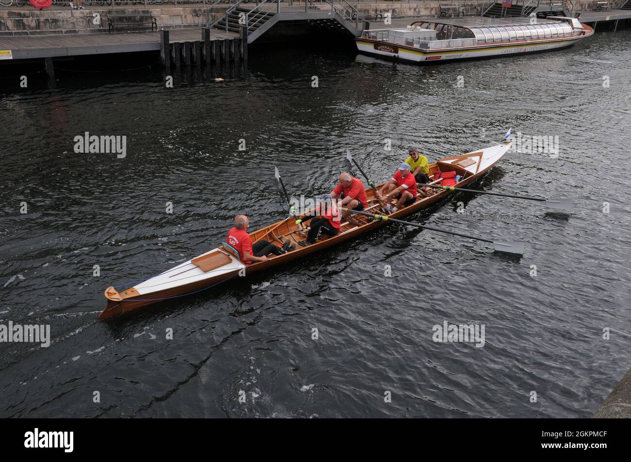 Copenhagen, Denmark.,15 September 2021/Sports fan boar rowing sport in ...