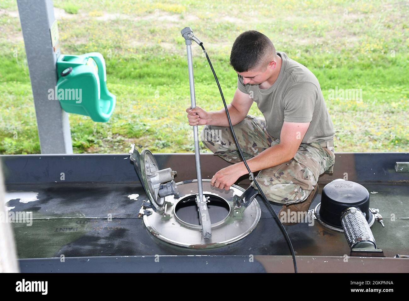 Army tanker truck hi-res stock photography and images - Alamy