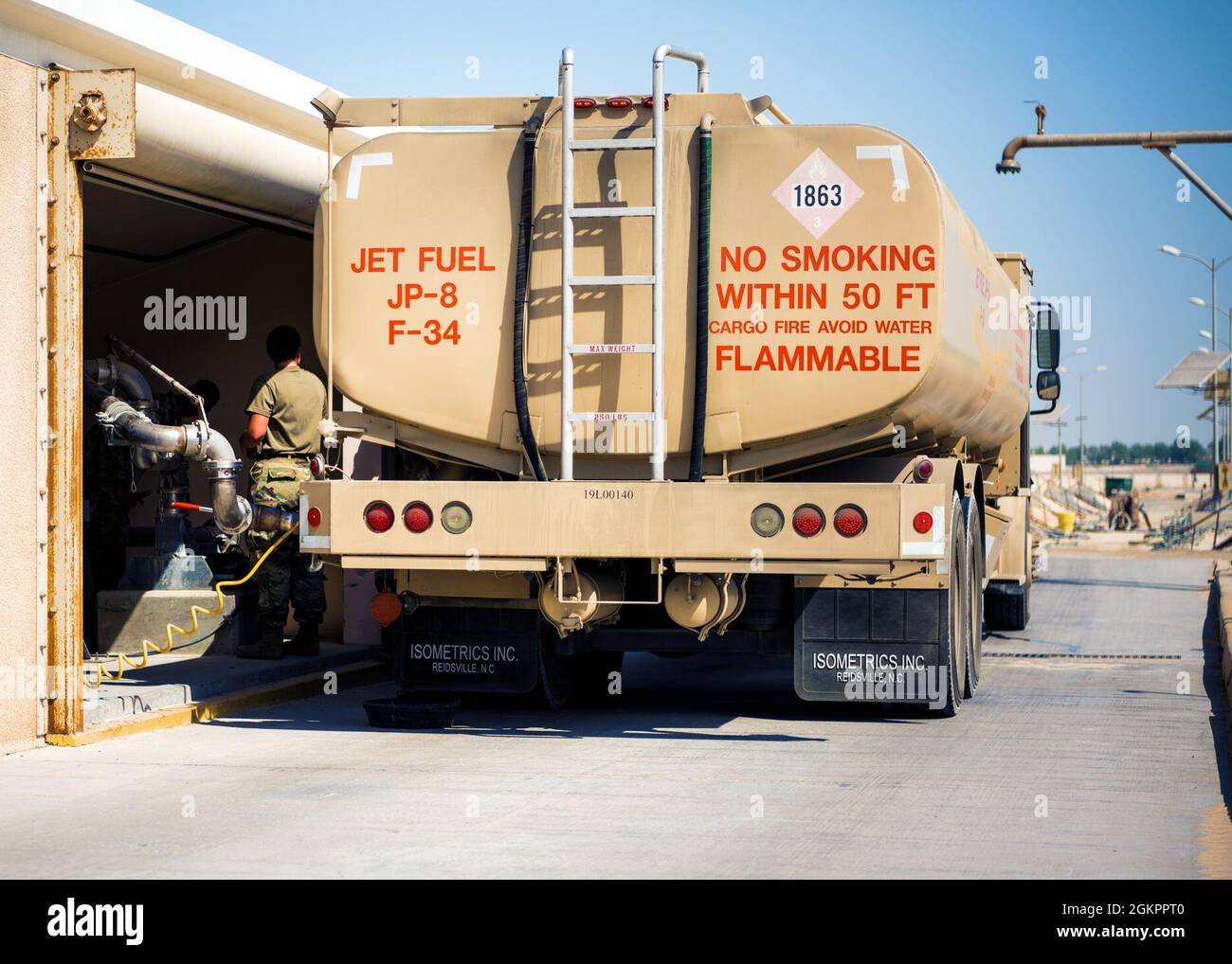 Airmen assigned to the 380th Expeditionary Logistic Readiness Squadron