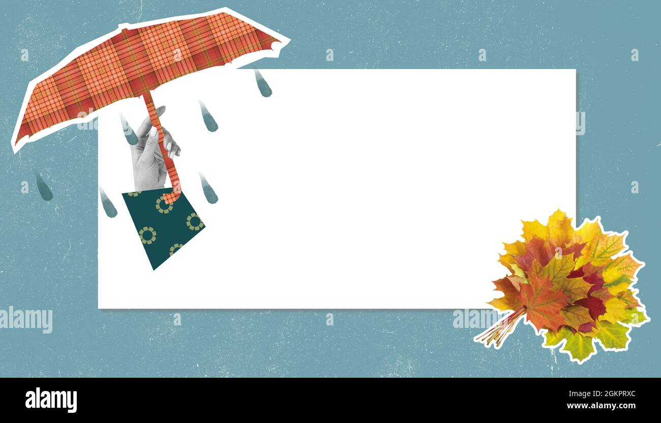 Calendar, greeting card design. Minimalism, contemporary art collage ...