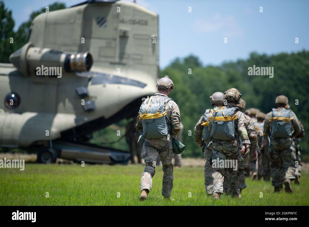 Airmen of the 93d AGOW Base Defense Group, 14 ASOS and U.S. Army board ...