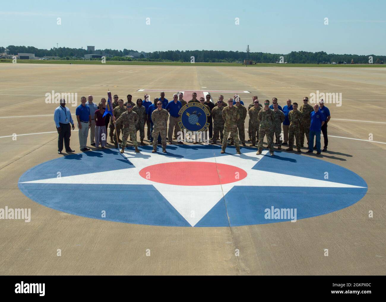 Airmen from the 43rd Operations Support Squadron, Pope Army Airfield