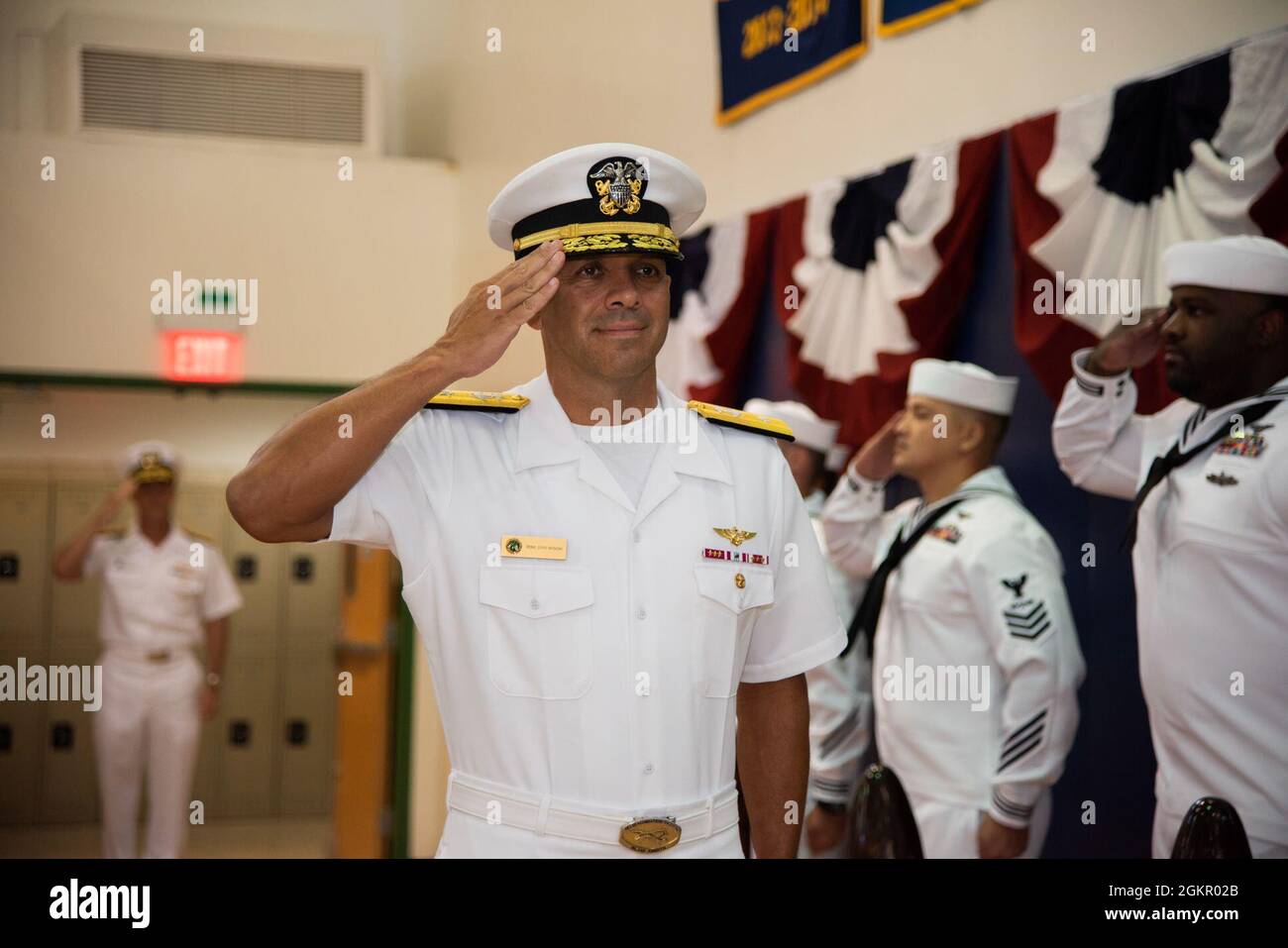 AGANA HEIGHTS, Guam (June 16, 2021) - Rear Adm. John Menoni, commander ...