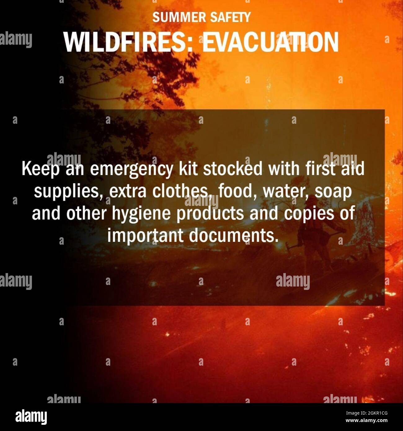 MCICOM offers tips for how to prepare for an evacuation in the event of ...