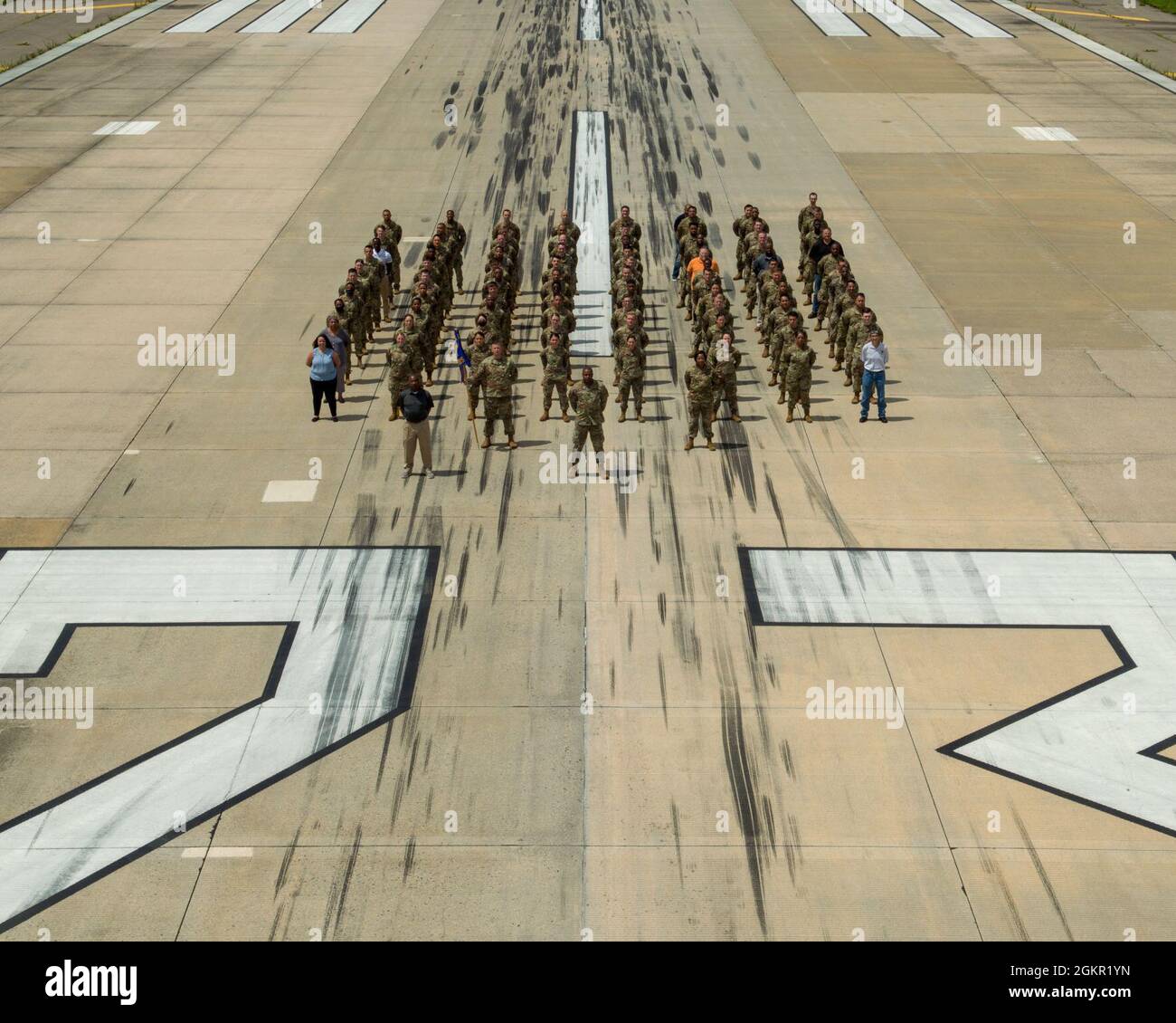 Airmen from the 43rd Air Base Squadron, Pope Army Airfield, North
