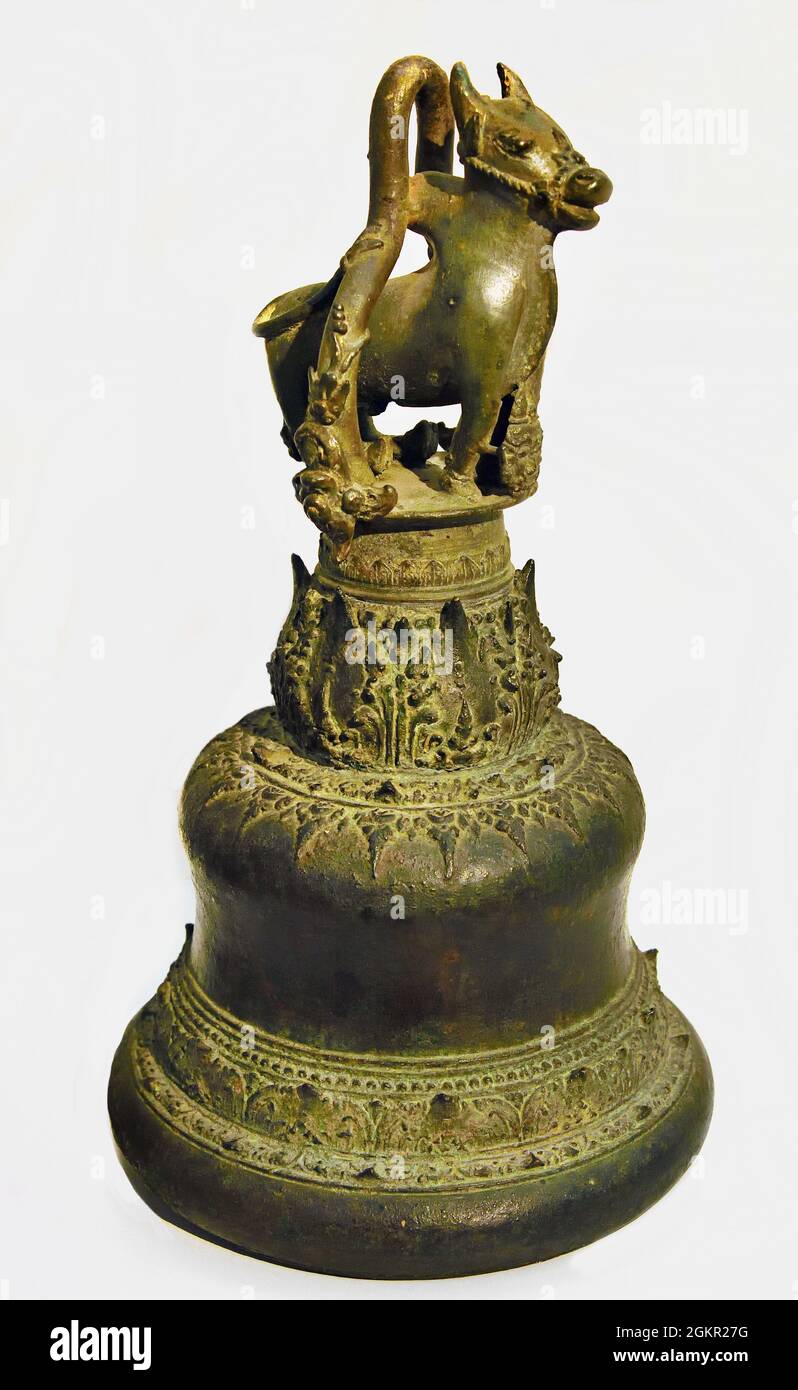 Hand bell - Ghanta  Central Java 13th Century  Indonesia, Stock Photo